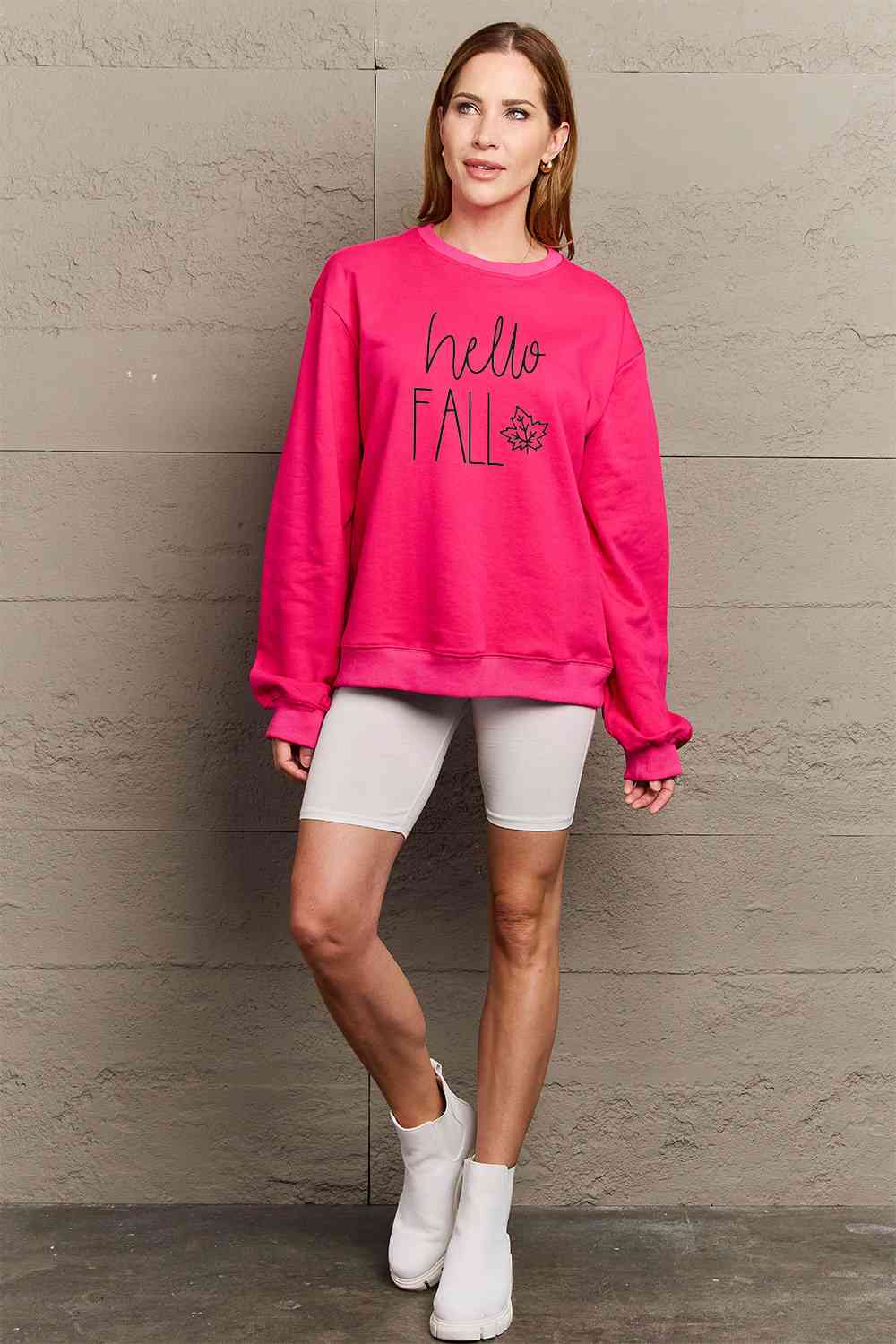 HELLO FALL Graphic Sweatshirt