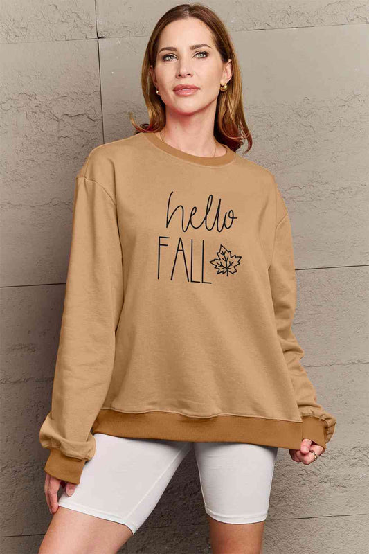 HELLO FALL Graphic Sweatshirt