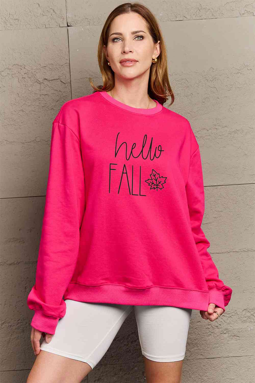 HELLO FALL Graphic Sweatshirt