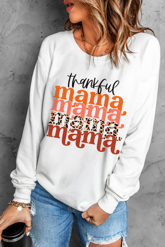 Thankful MAMA Crew Neck Sweatshirt