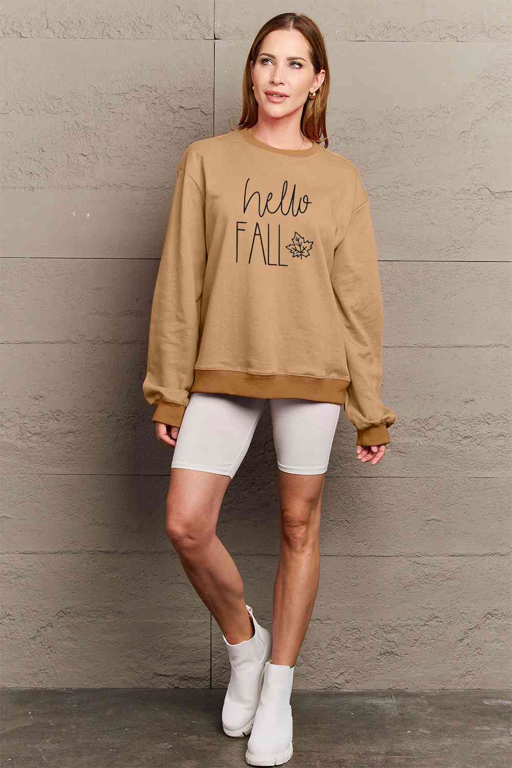 HELLO FALL Graphic Sweatshirt