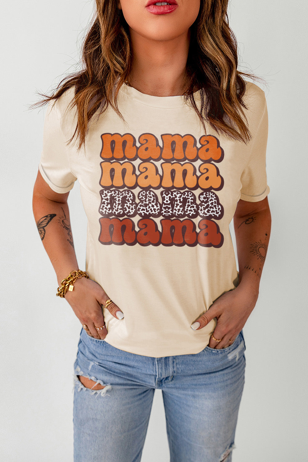 MAMA Graphic Sleeve Tee